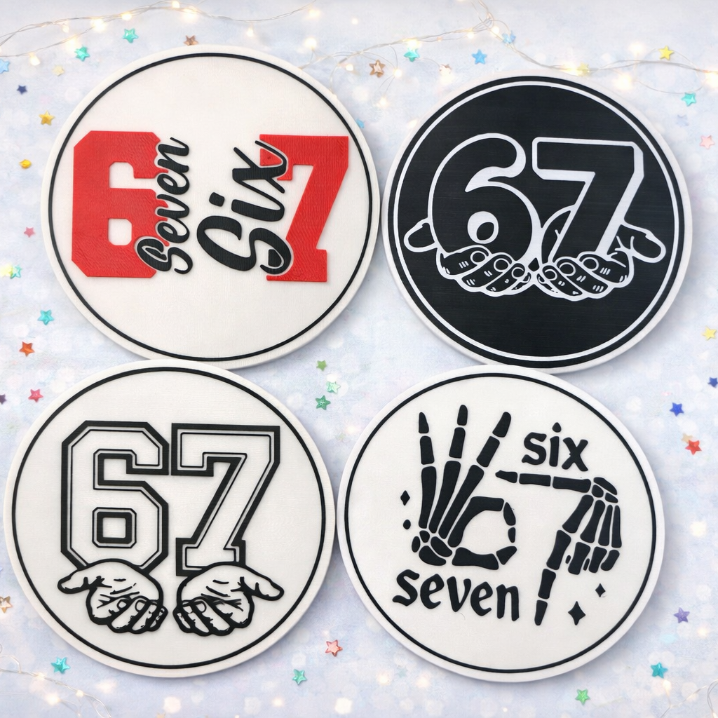 Mix and Match Custom 3D Printed Random Coasters
