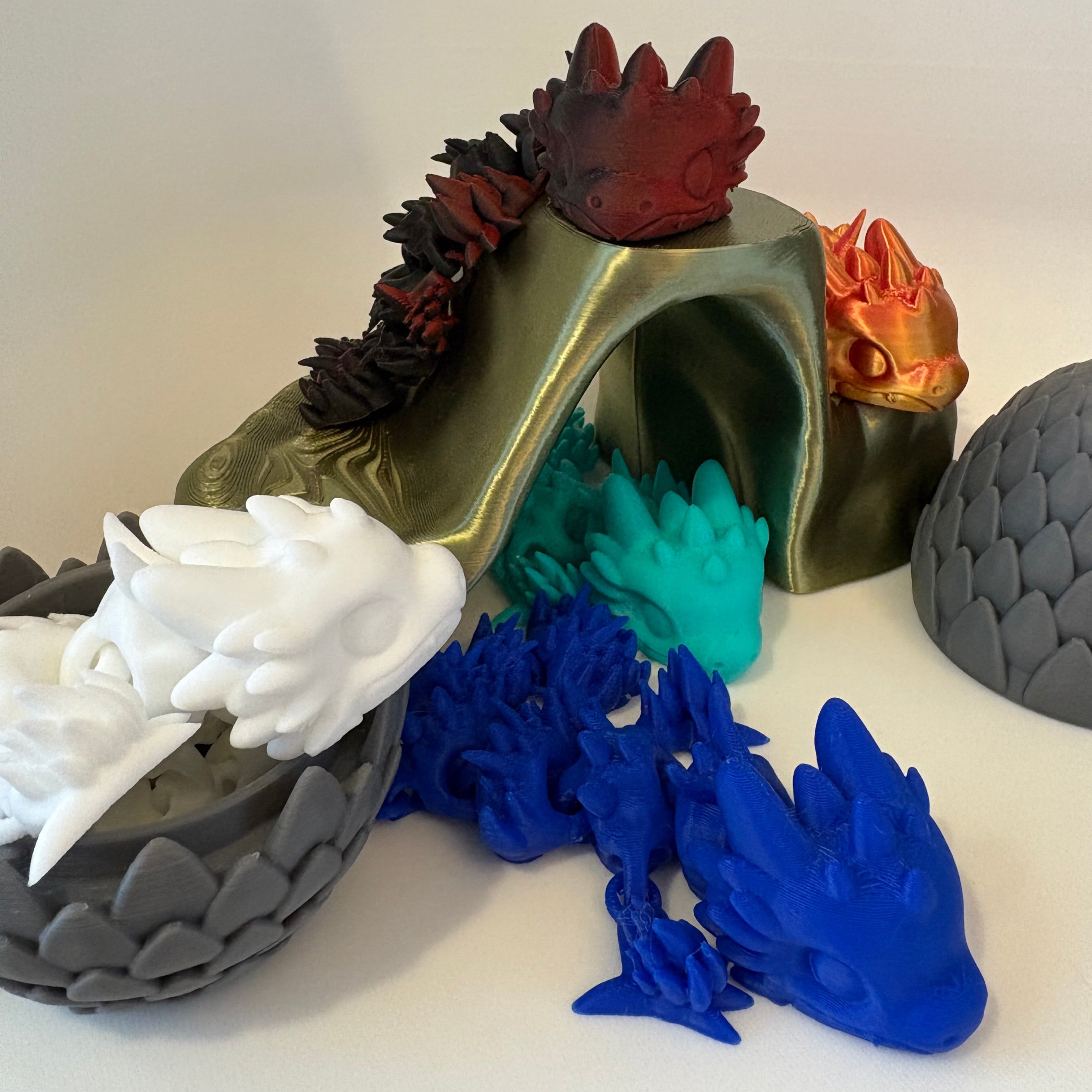 Articulated 3D Printed Dragon