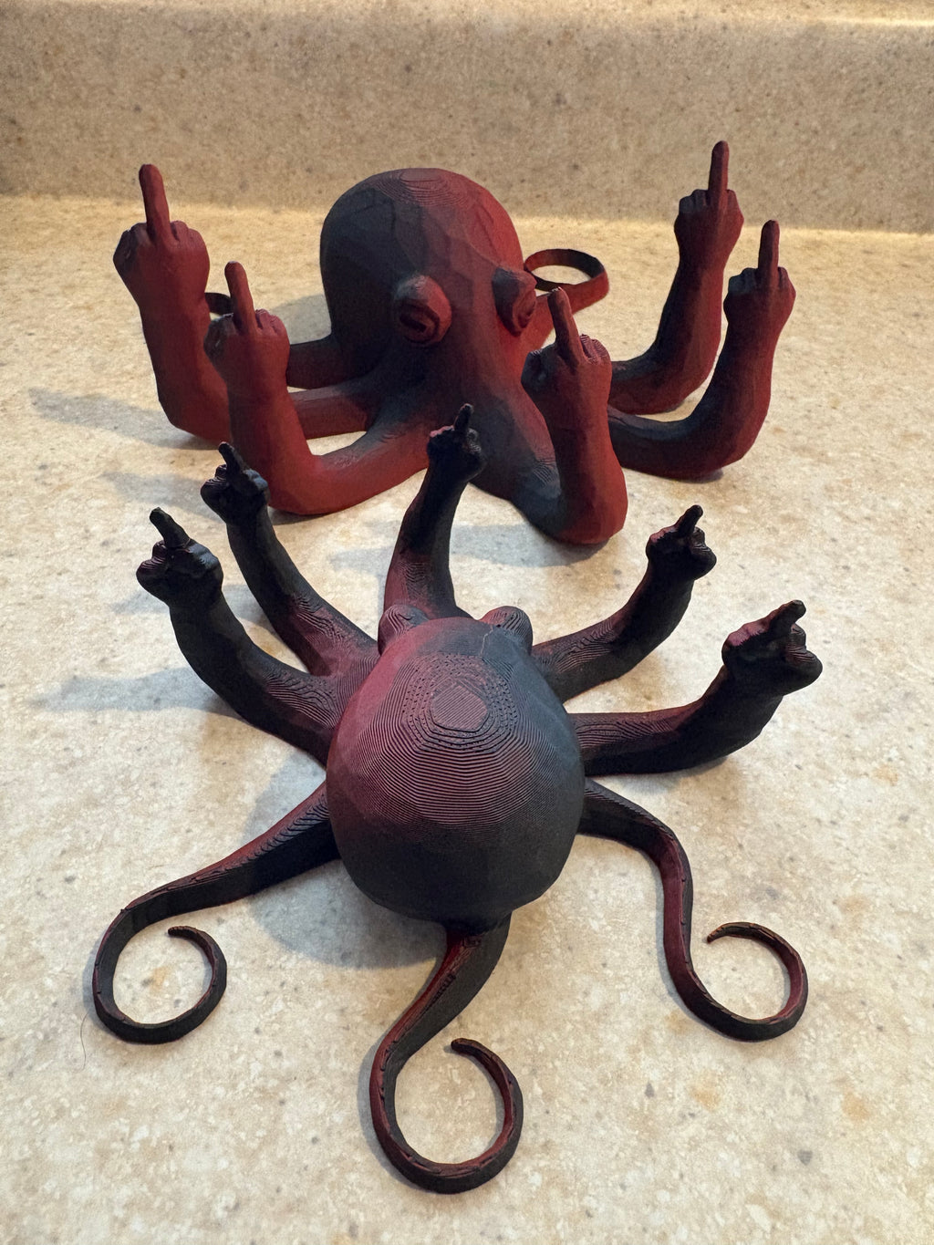 3D Printed Flipping Kraken