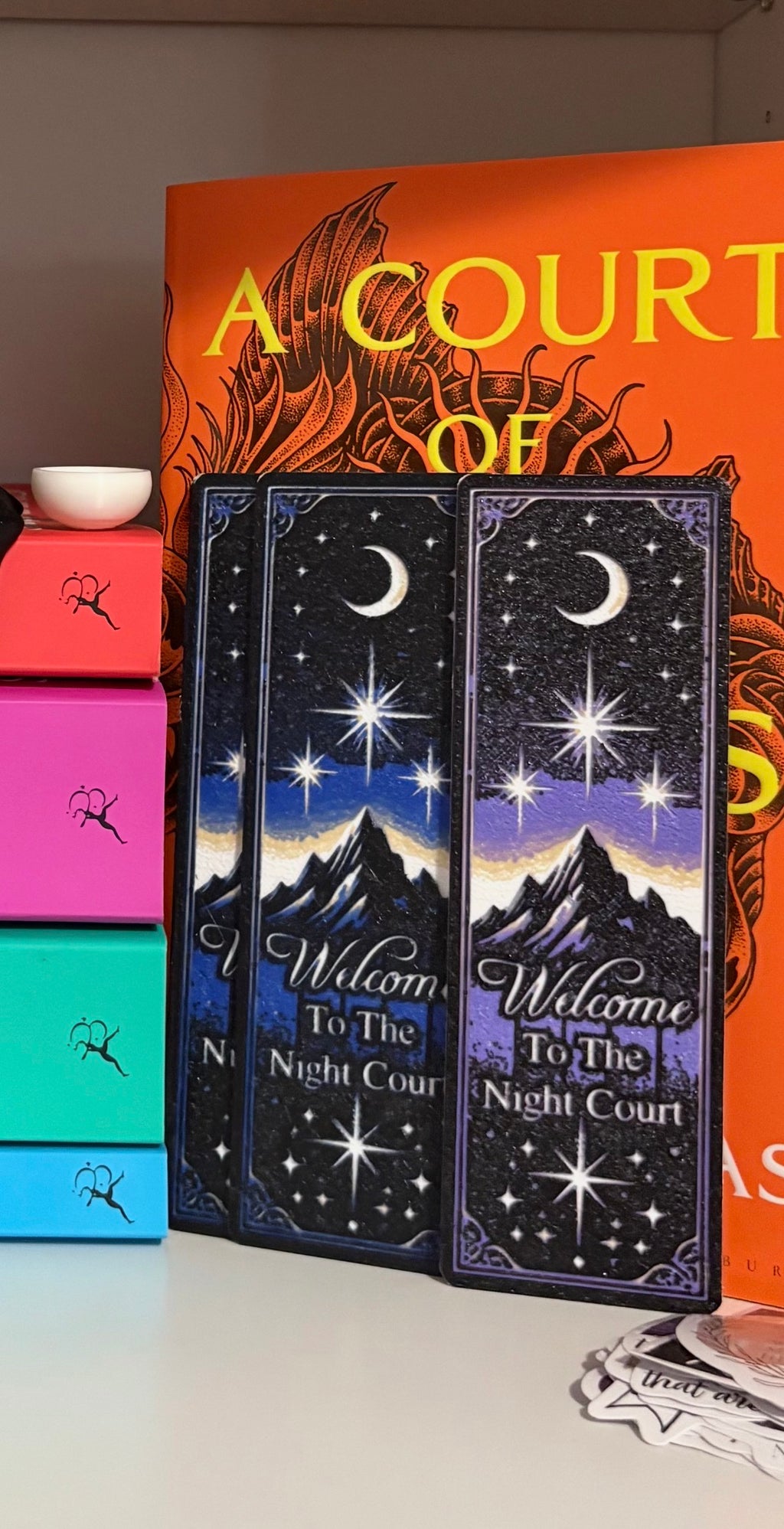 3D Printed Fantasy, Dark Romance, and Mystery Bookmarks