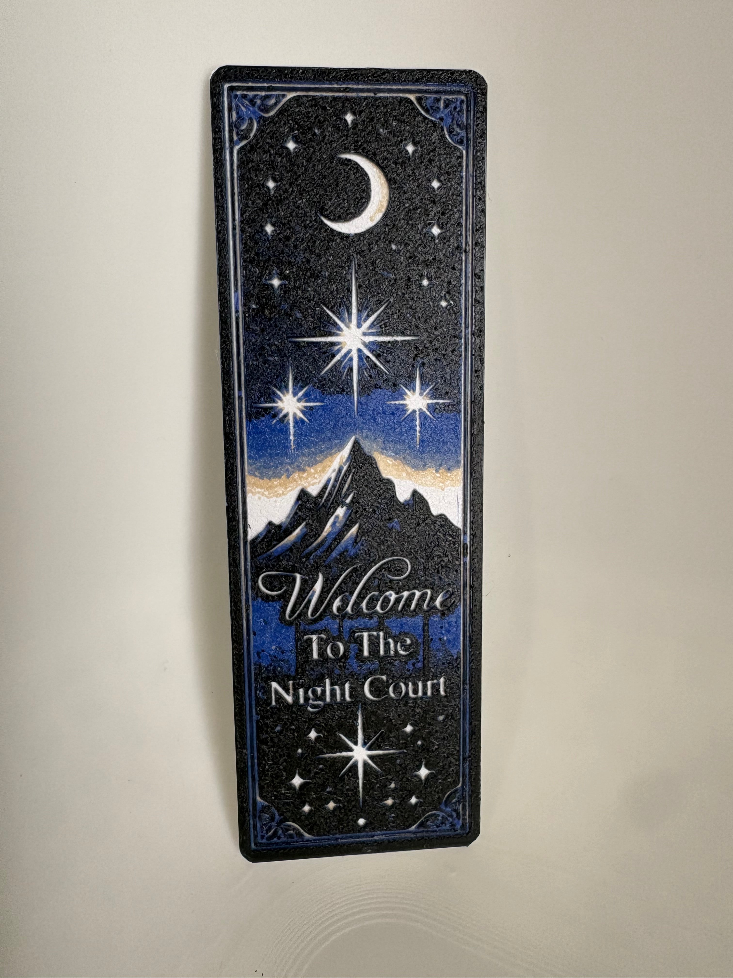 3D Printed Fantasy, Dark Romance, and Mystery Bookmarks