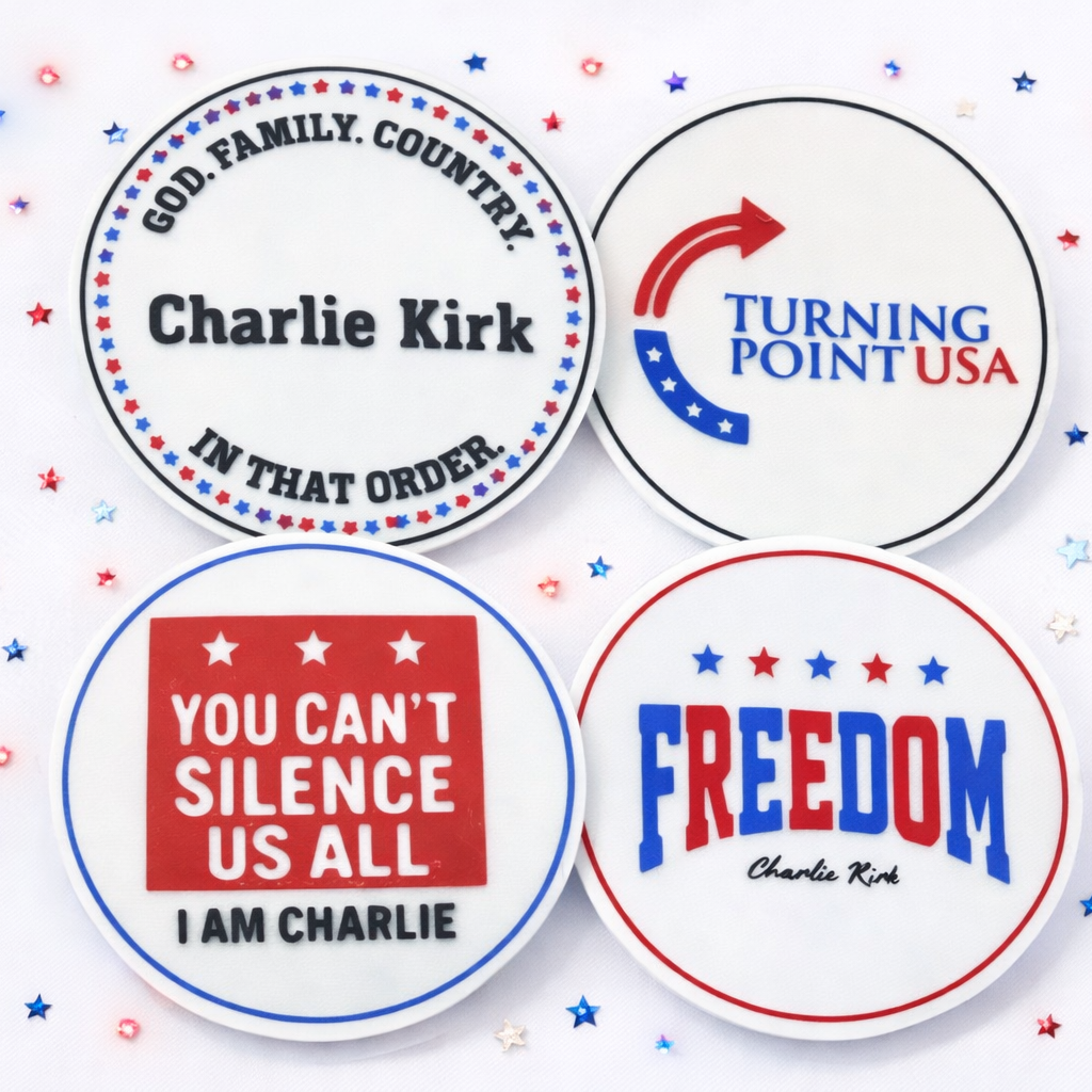 Mix and Match Custom 3D Printed American Pride/Conservative Coaster Sets
