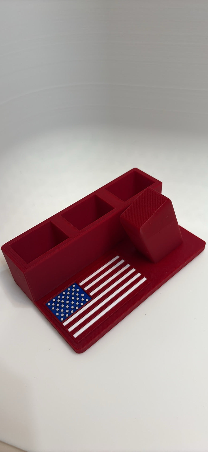 Custom 3D Printed Pistol Stand with Magazine Slot