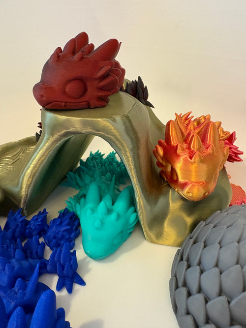 Articulated 3D Printed Dragon