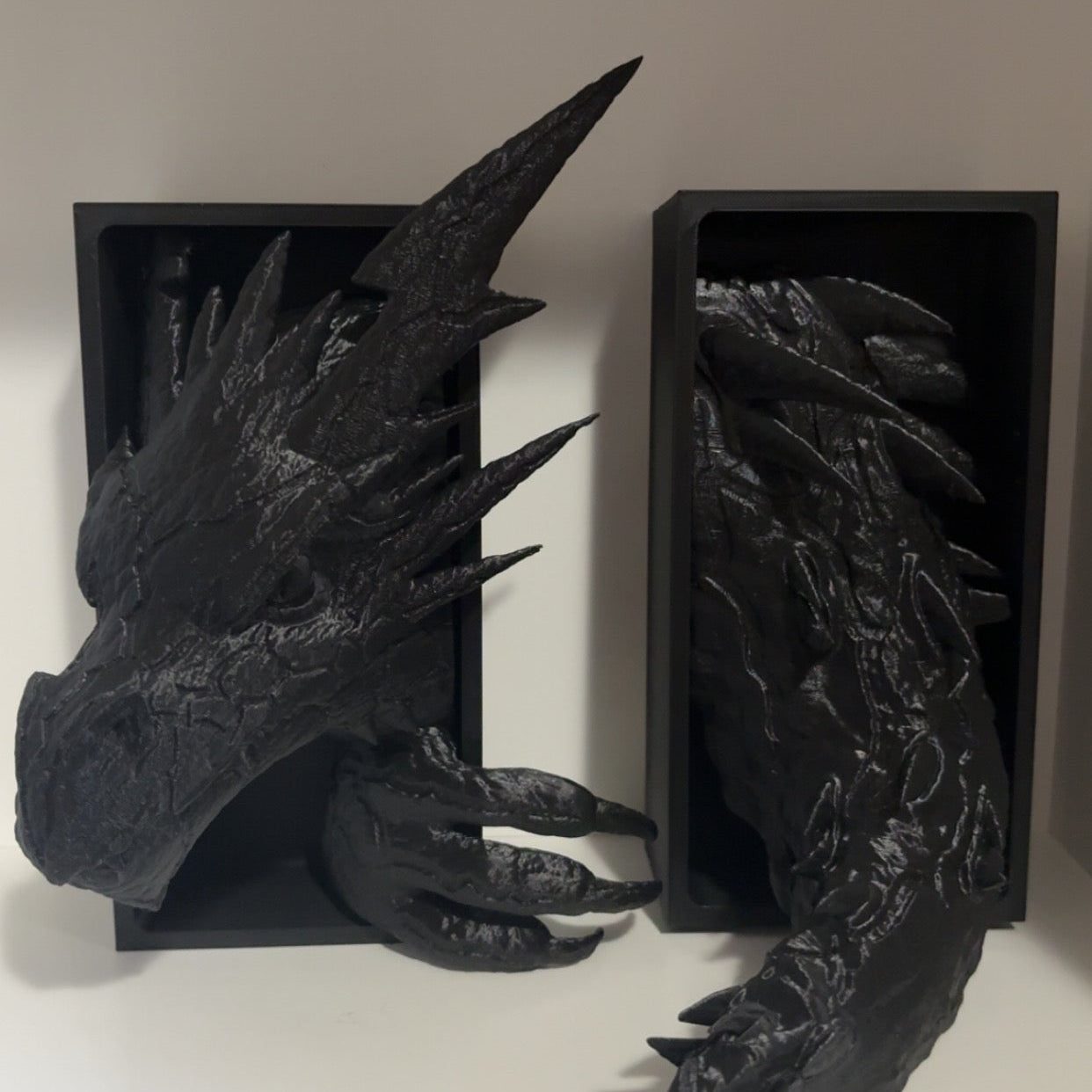 Fourth Wing Inspired Dragon Bookends