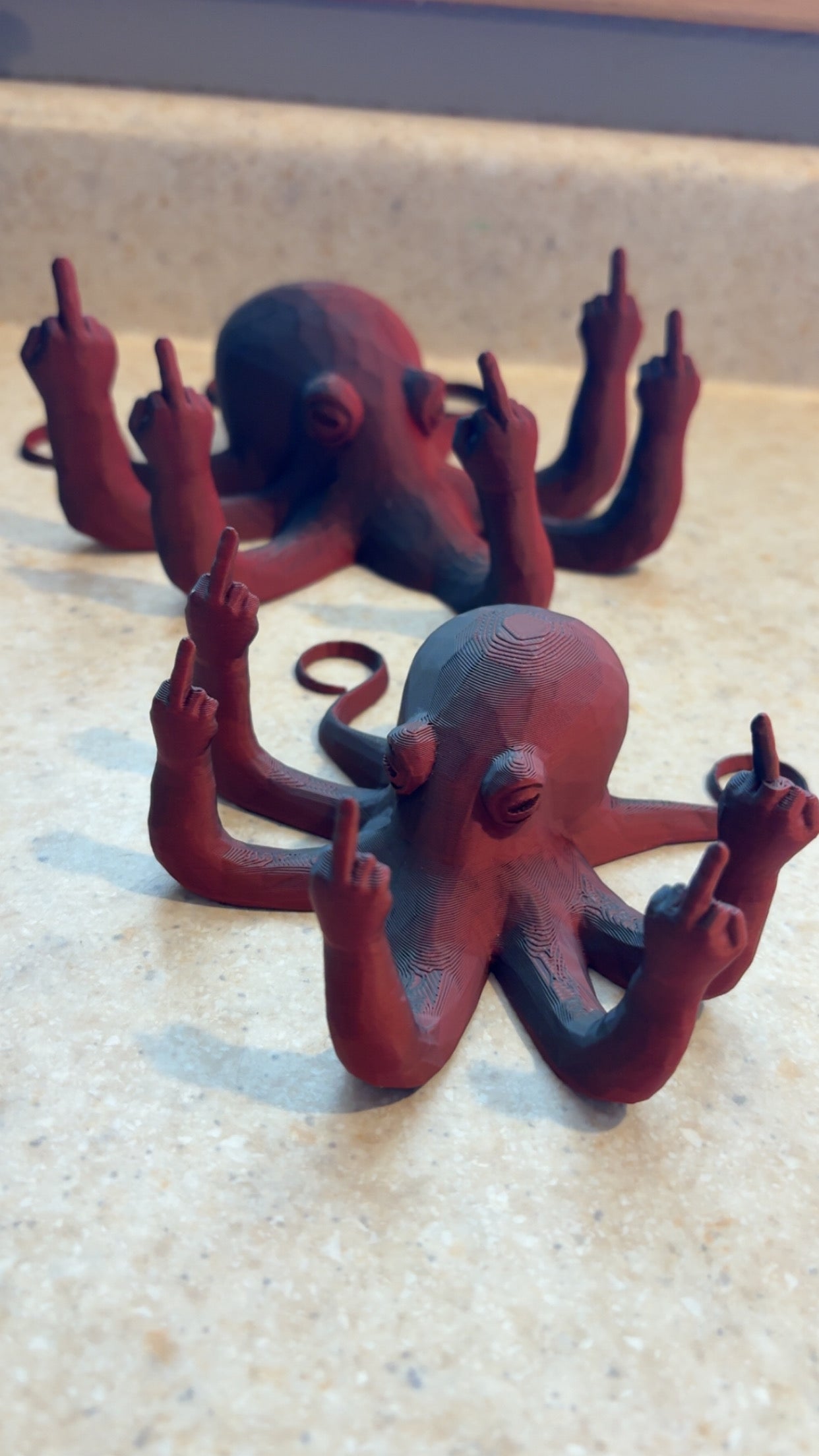 3D Printed Flipping Kraken