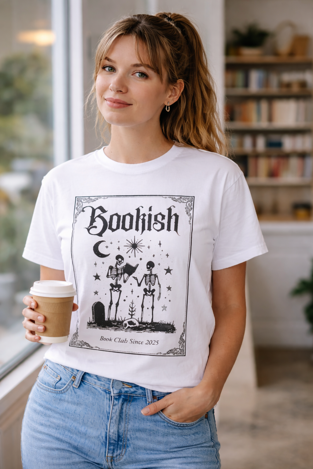 Bookish Skeleton T-shirt