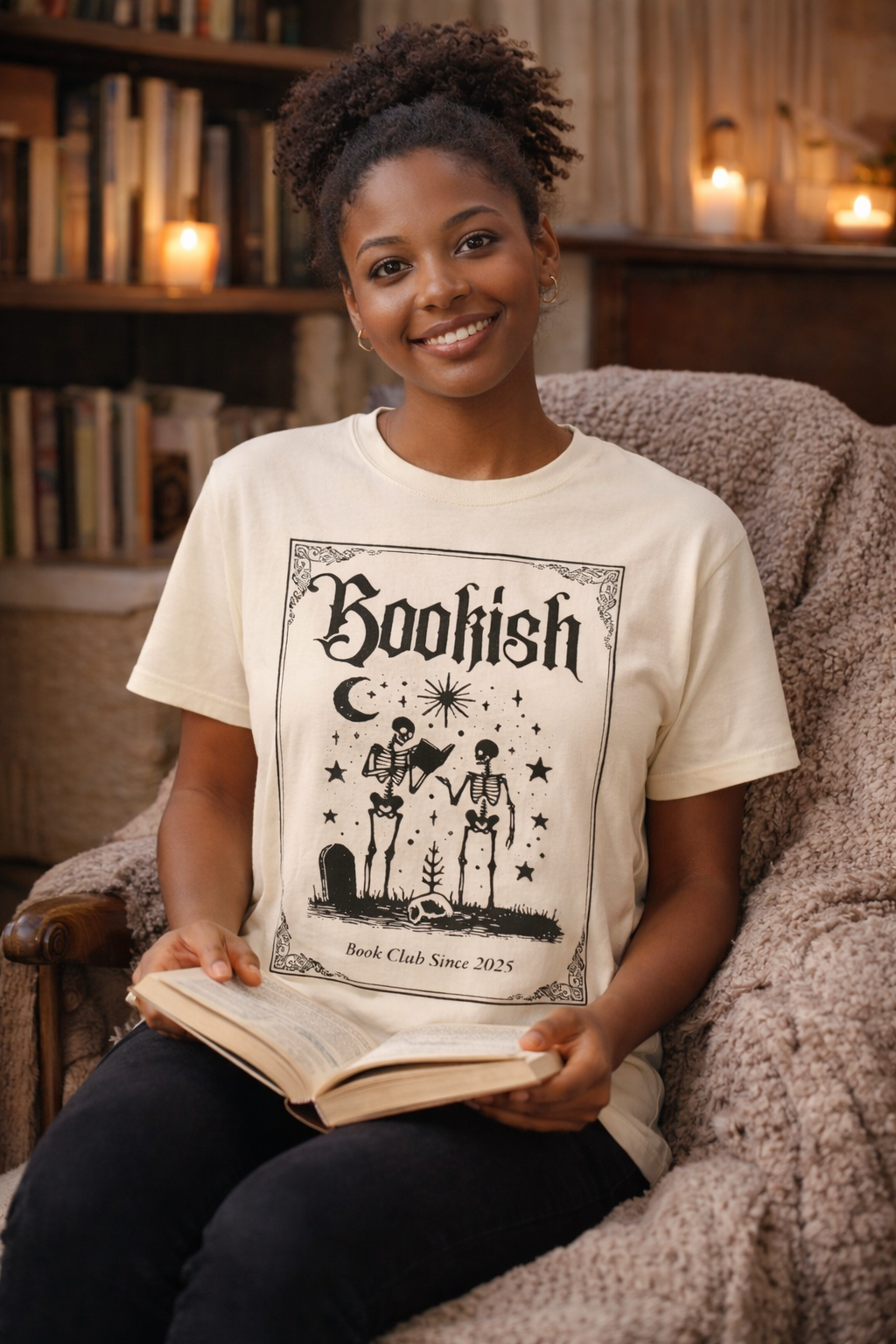 Bookish Skeleton T-shirt