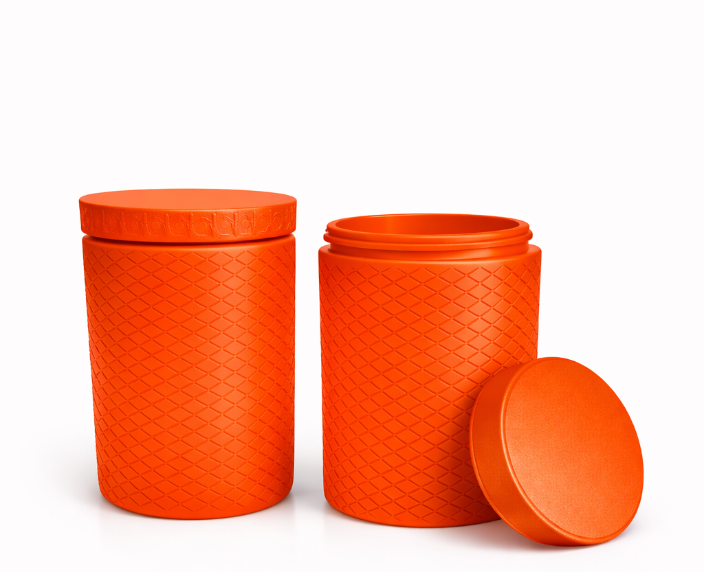3D Printed Storage (Screw-Top) Container and Lid