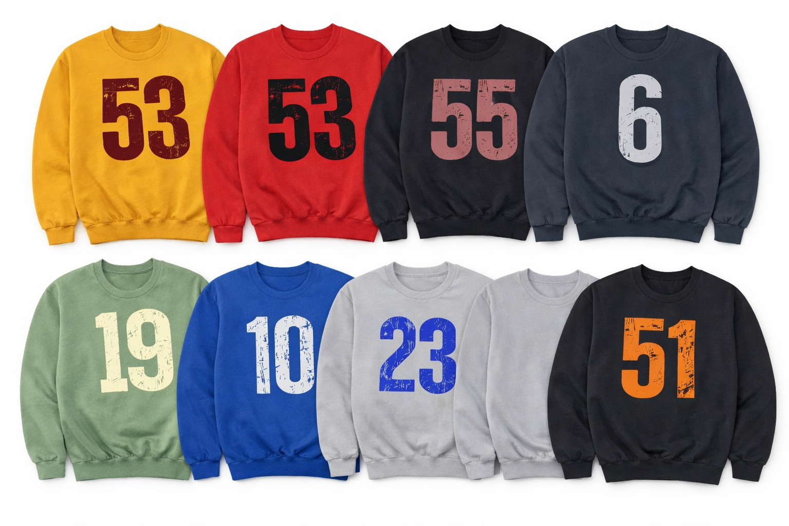Custom Sports Number & 1/2 & 1/2 Sport-Last Name on back.