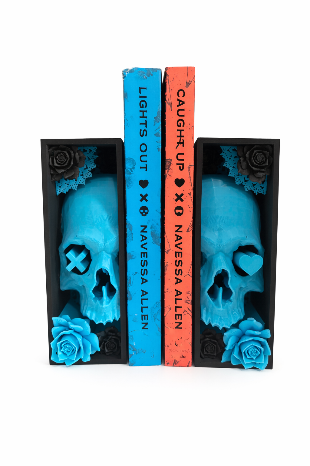 Skull, Flower, & Lace Book Nook