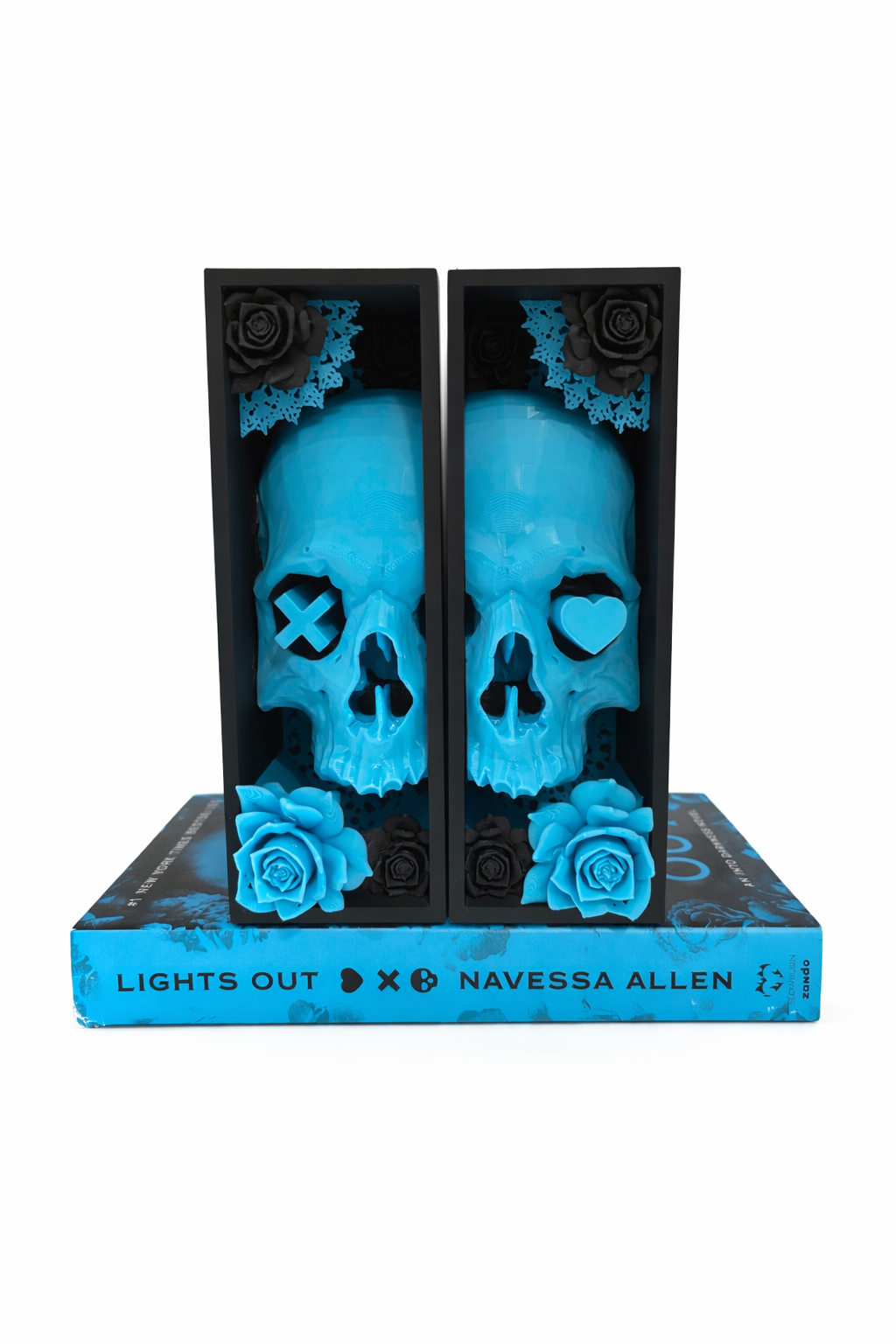 Skull, Flower, & Lace Book Nook