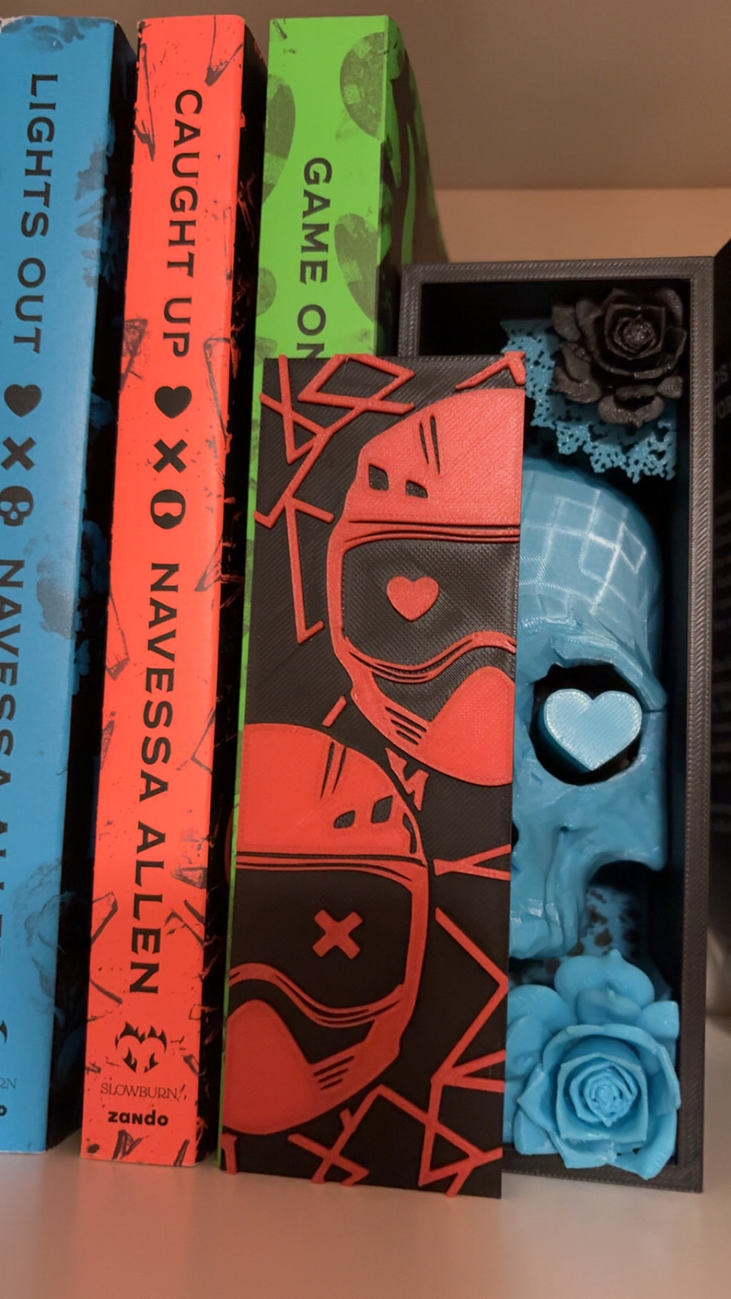 3D Printed Fantasy, Dark Romance, and Mystery Bookmarks