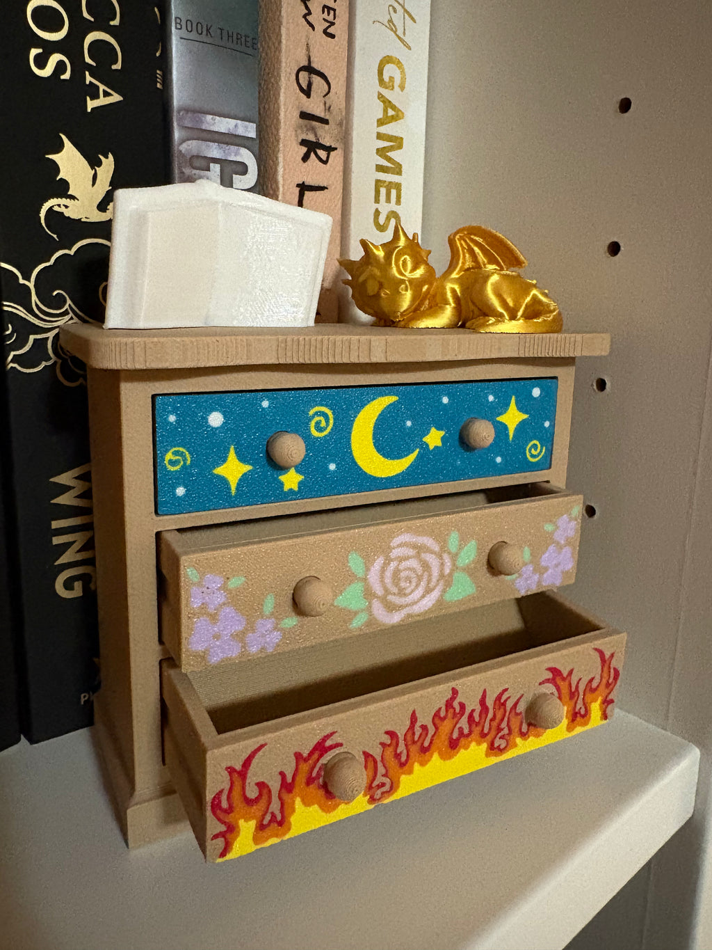 ACOTAR Inspired Feyre’s Dresser| | Hidden Message Inside