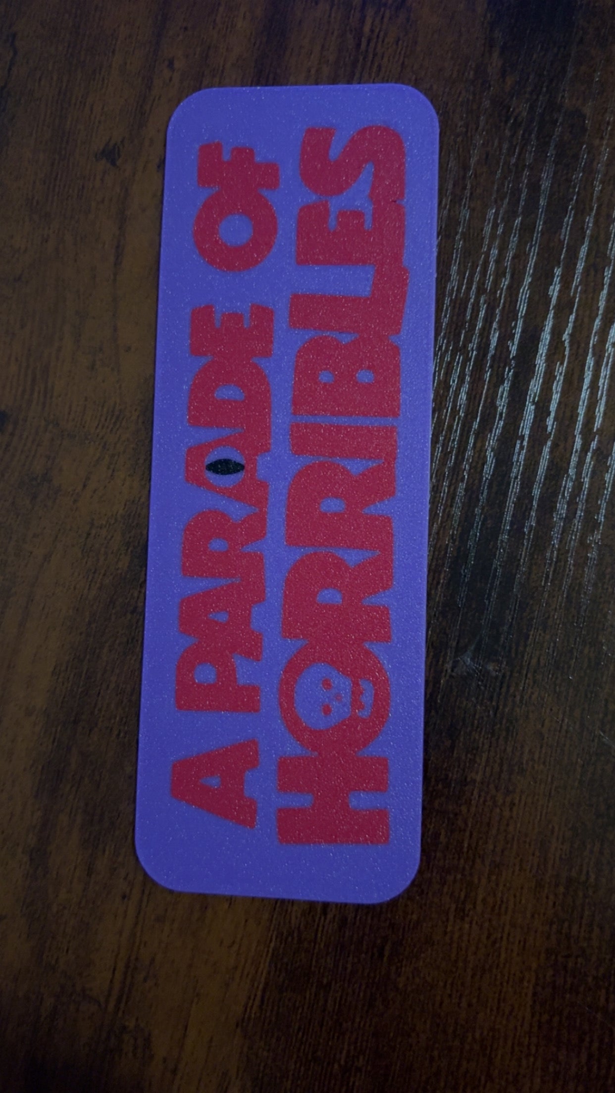 3D Printed Fantasy, Dark Romance, and Mystery Bookmarks