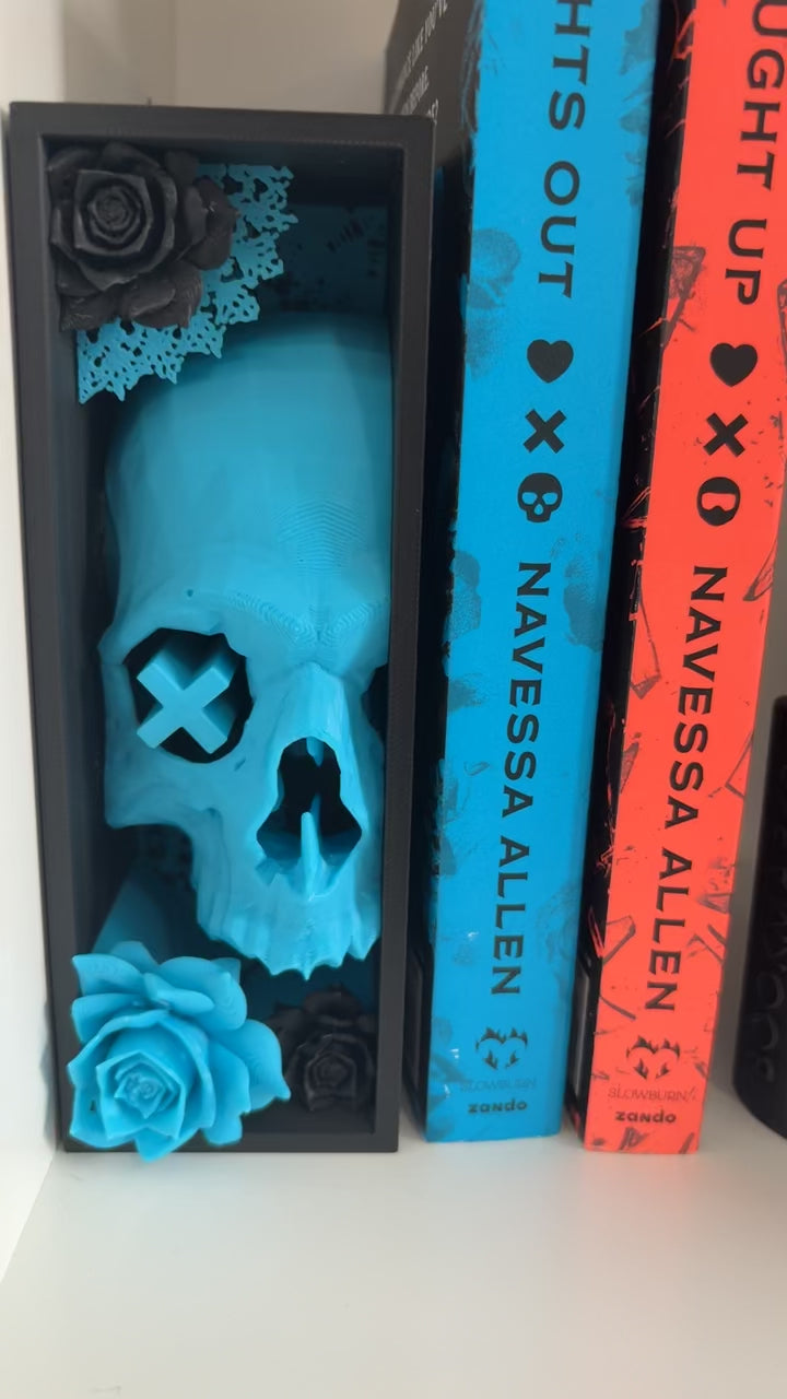 Skull, Flower, & Lace Book Nook